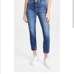 Frame Le Sylvia cropped frayed